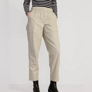 Old Navy High Rise Pull On Cargo Pants